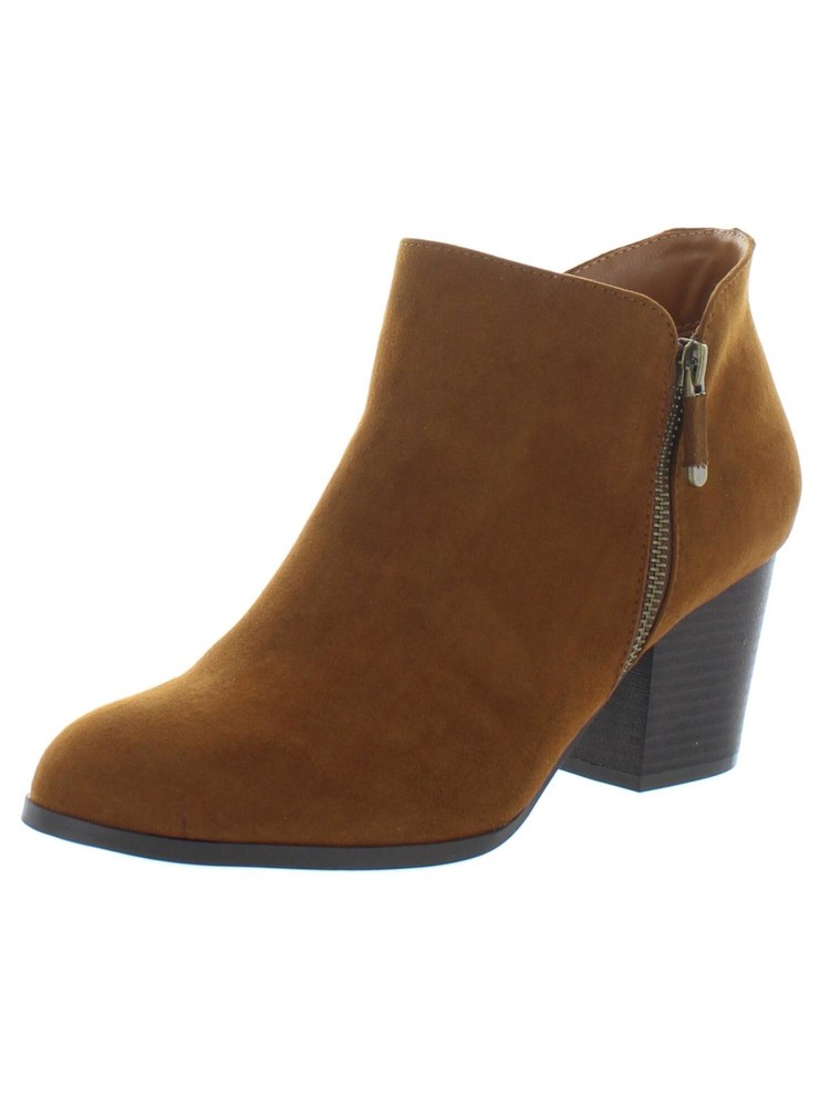 STYLE & COMPANY Womens Brown Leopard Print Masrinaa Almond Booties 7.5 M