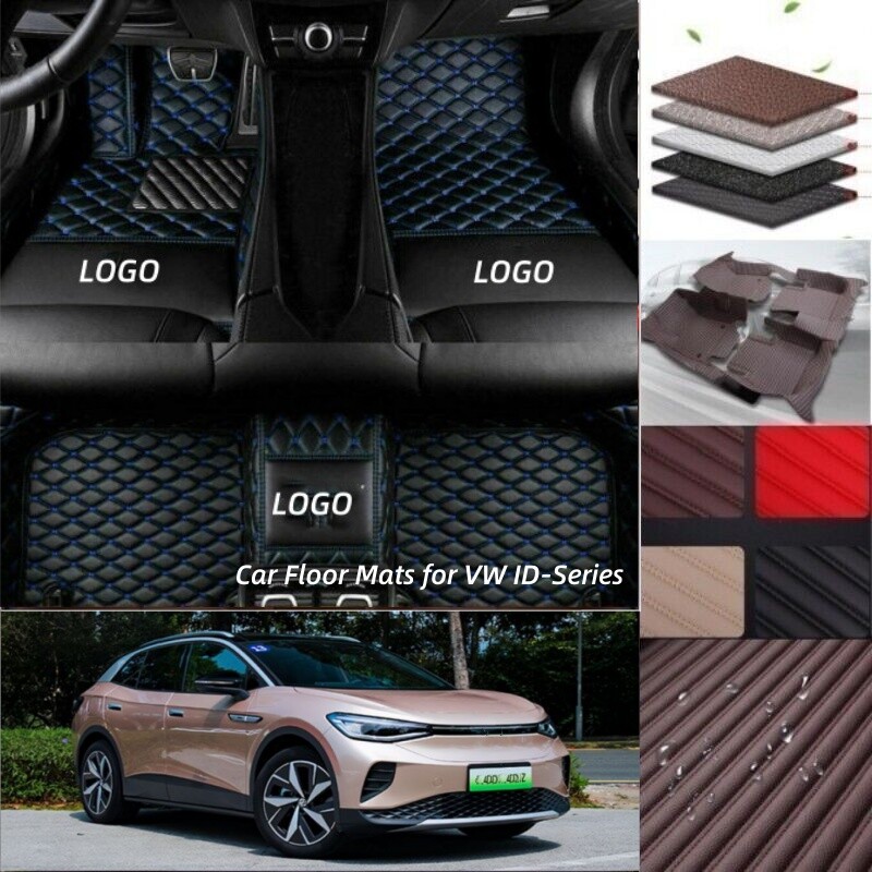 Fit Volkswagen ID.3 ID.4 ID.6 ID.7 Car Floor Mats Liner Auto Carpets 2021-2025