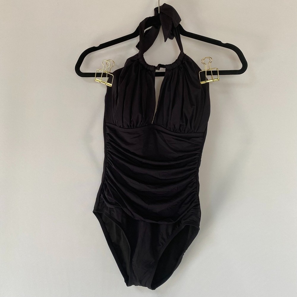 Kenneth Cole New York Black Swimsuit One Piece Size Med