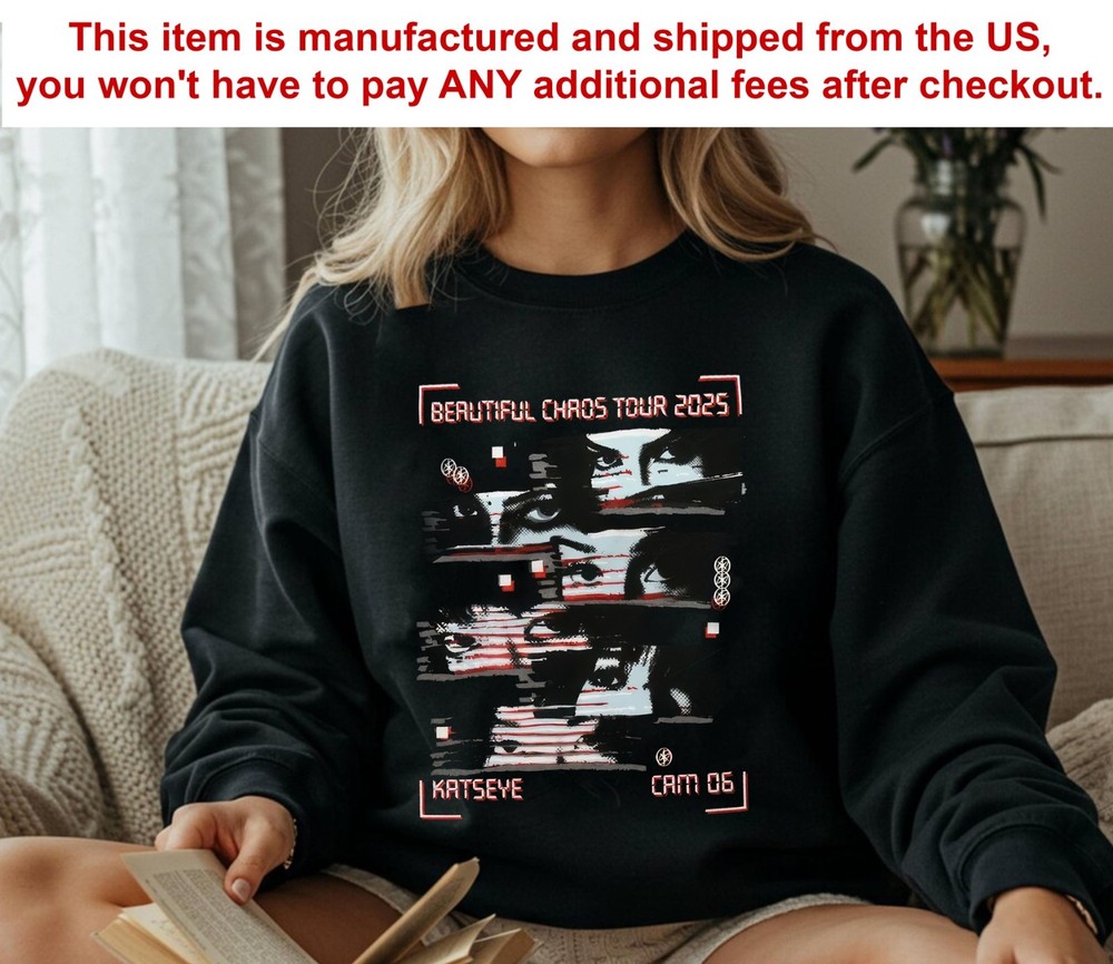 Katseye Beautiful Chaos Tour 2025 Routing Sweatshirt