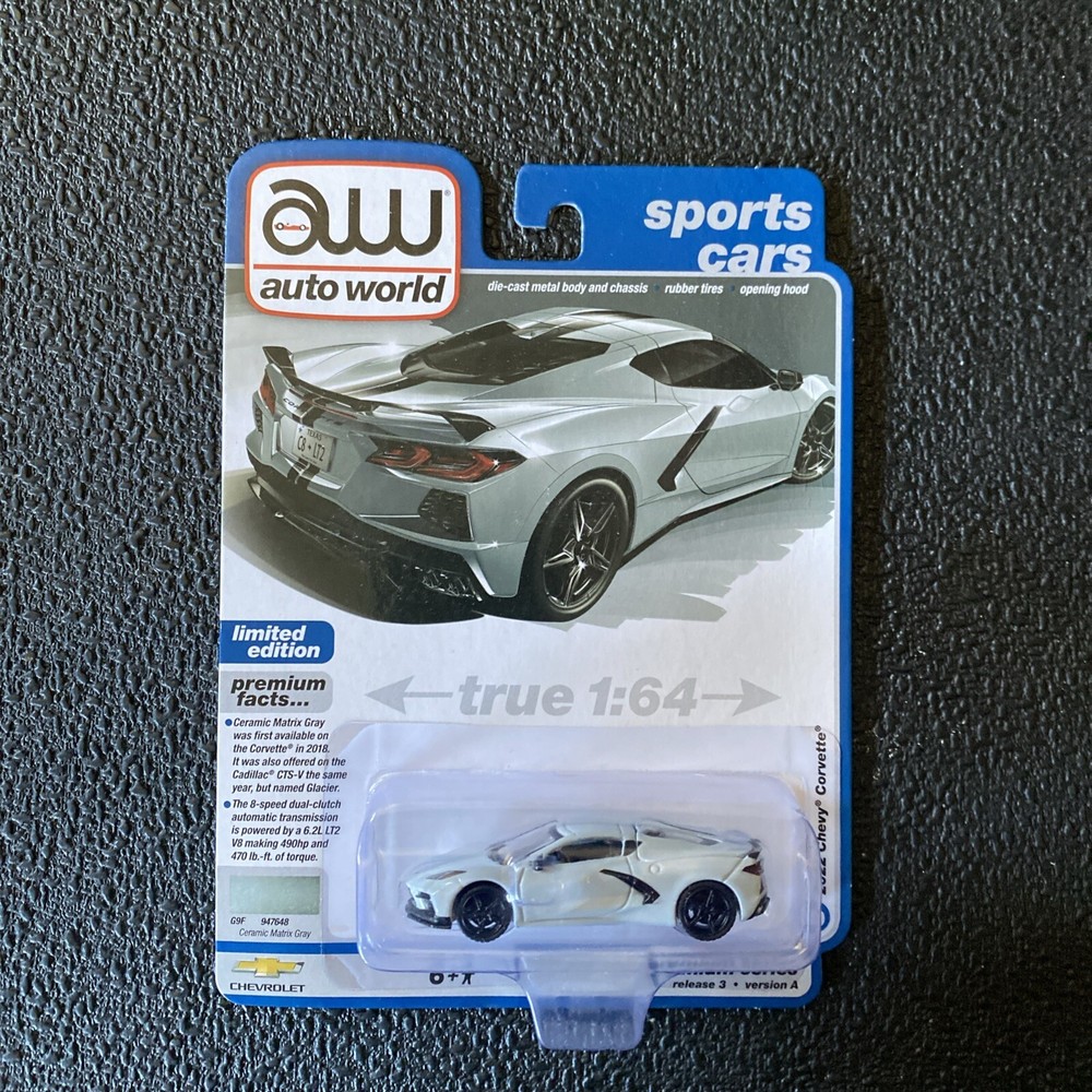 2023 Auto World 1:64 Die-Cast 2022 Chevrolet Corvette #5 Release 3 Model Car