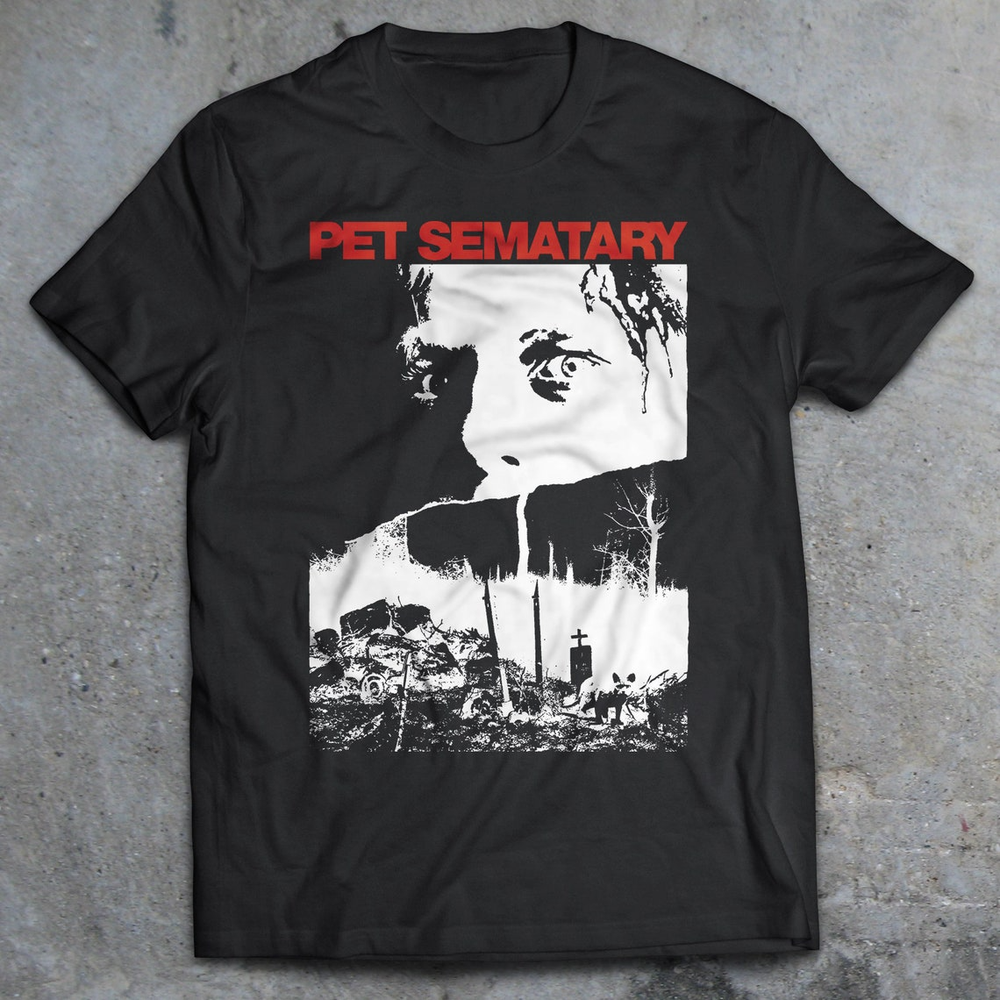 1989 Pet Sematary Horror Movie T-Shirt - Retro 80s Unisex Tee