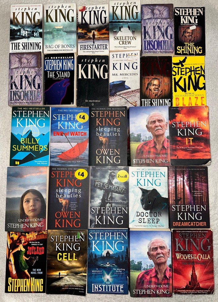 Stephen King Book Bundle - Horror, Thriller, Mystery, Fantasy, Science Fiction