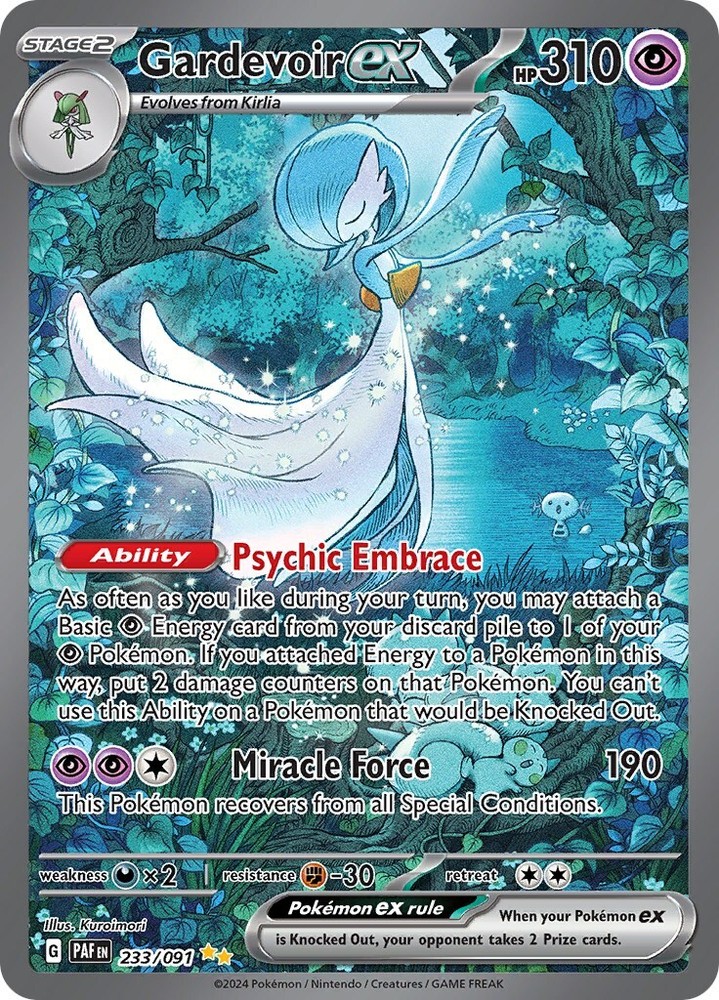 Gardevoir ex 233/091 Sv: Paldean Fates Holo