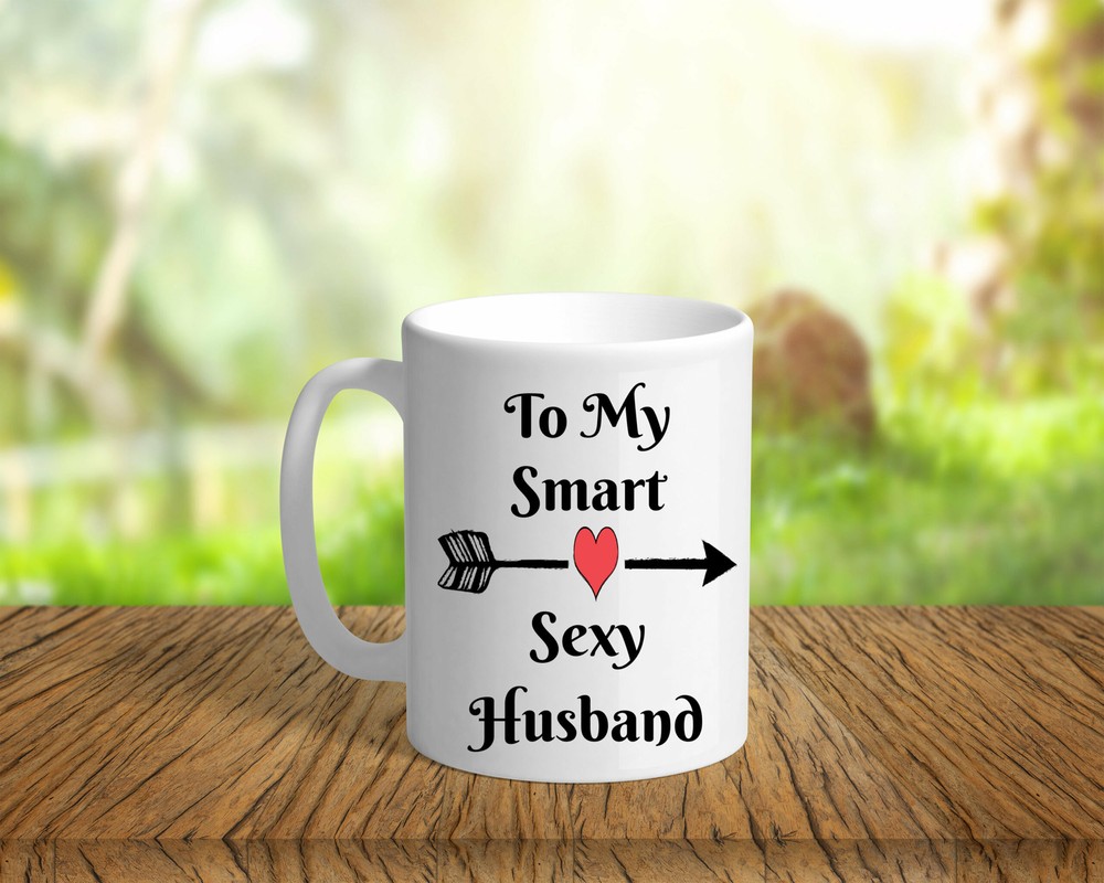 Sexy Smart Husband Coffee Mug – Funny Birthday Gift for Him