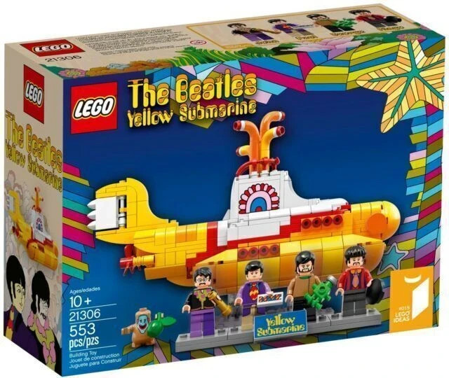 NEW LEGO Ideas Yellow Submarine 21306 The Beatles Retired Set Collectible