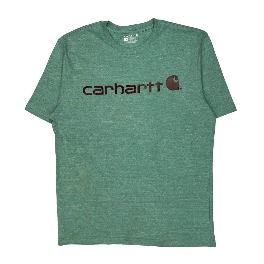 Carhartt T-Shirt - Medium Green Cotton Blend