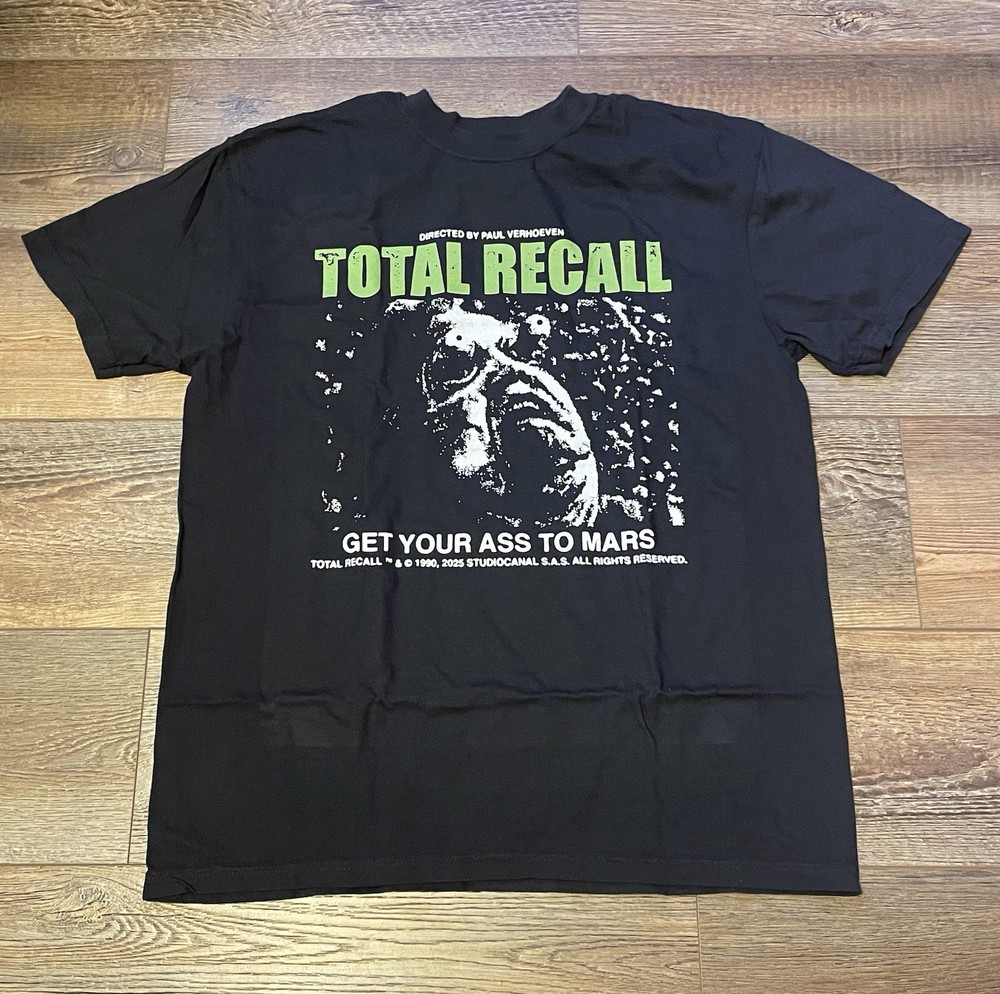 Total Recall 1990 Movie - Graphic Promo Shirt Mens Large Tee