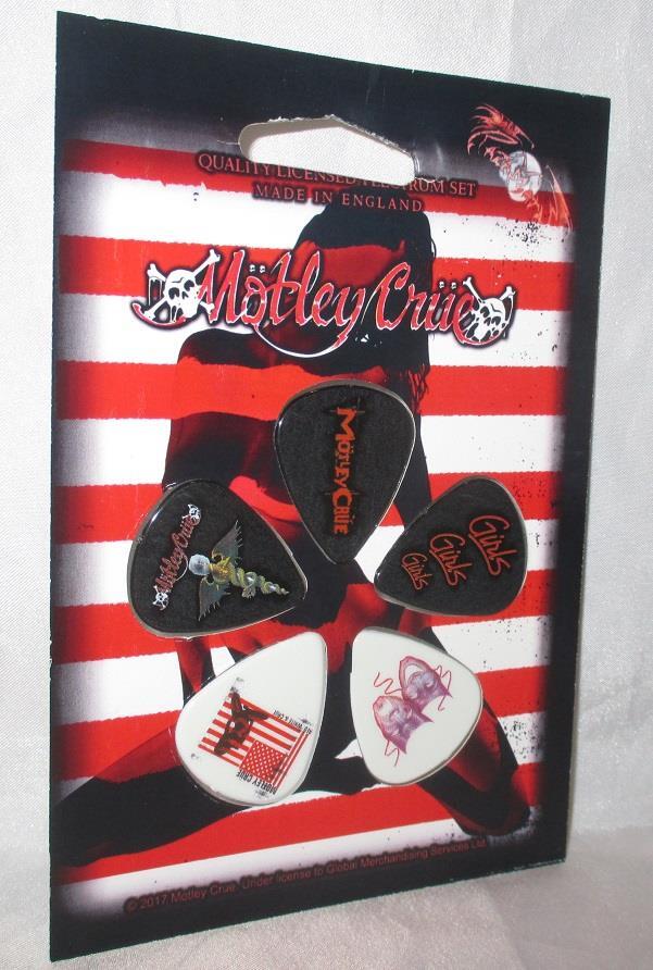 Motley Crue Guitar Pick Set Heavy Metal