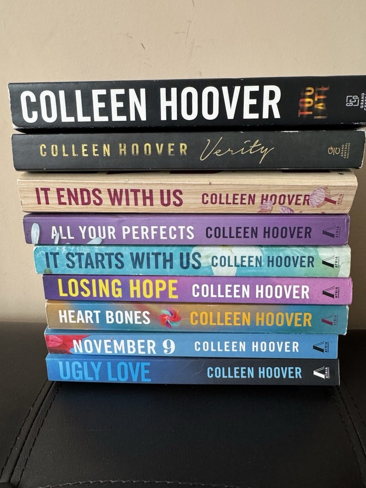 Colleen Hoover Lot 9 PB Verity It Ends Starts Us Ugly Love Nov 9