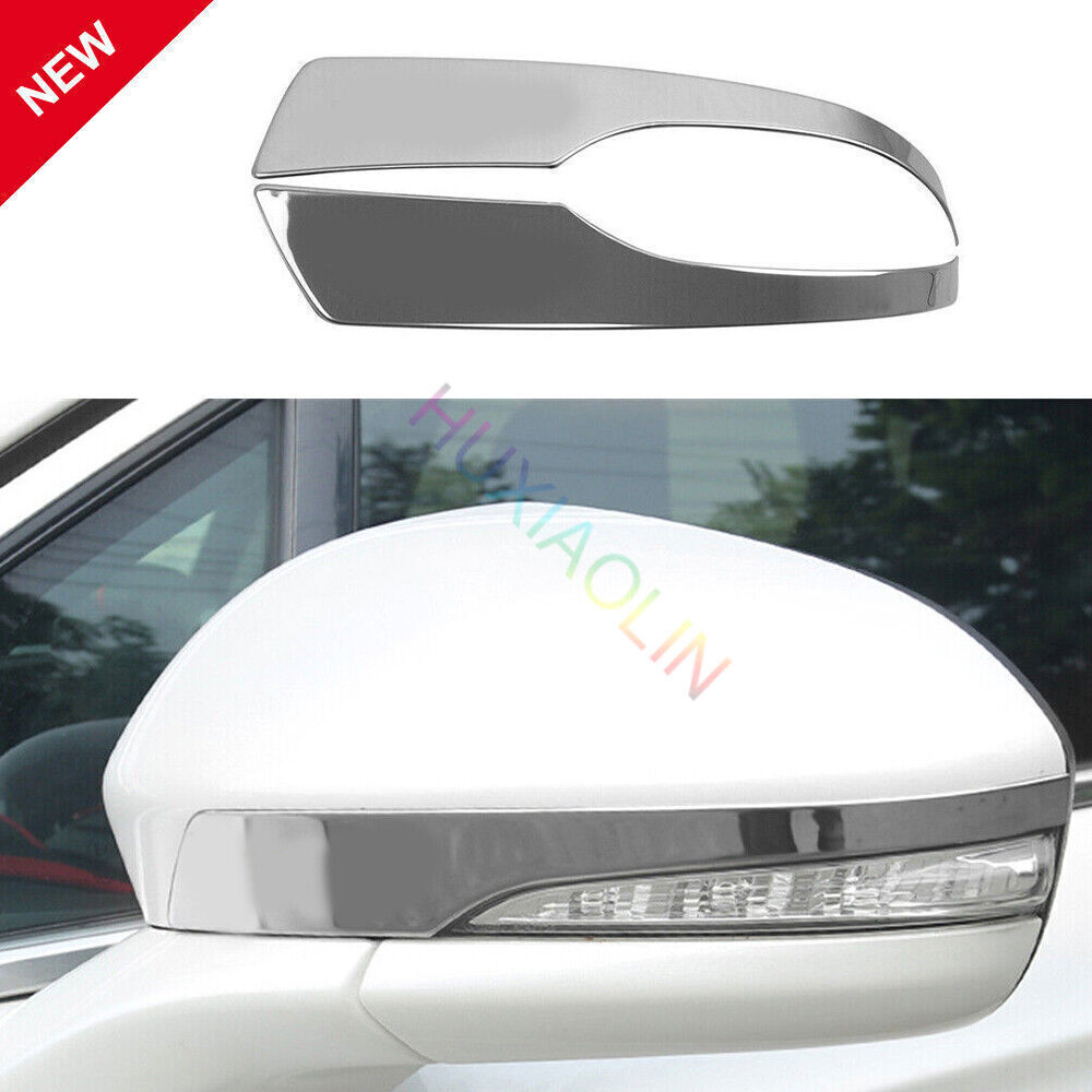 For Ford Mondeo-Fusion 2013-2020 Chrome Exterior Rear View Mirror Strip Trim 2X