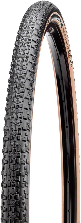 Maxxis Rambler 700x45 Gravel Tire Tubeless Folding EXO Black Tan 5359