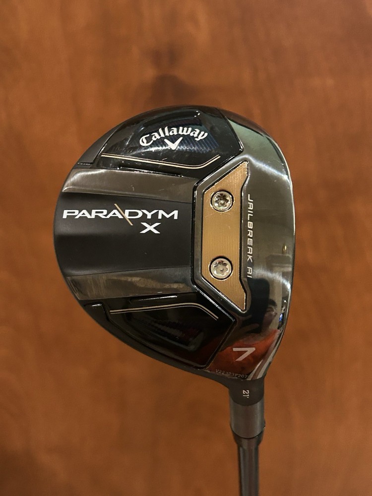Callaway Paradym X 7 Fairway Wood 21* Gold 75gram Stiff Flex 41.5in w/HC