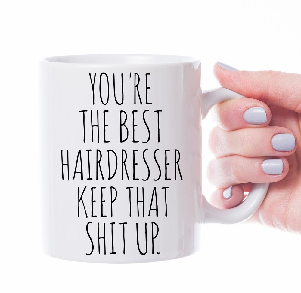 Hairdresser Mug Gift Best Hairdresser Mug Hairdresser Tea Cup Hairdresser