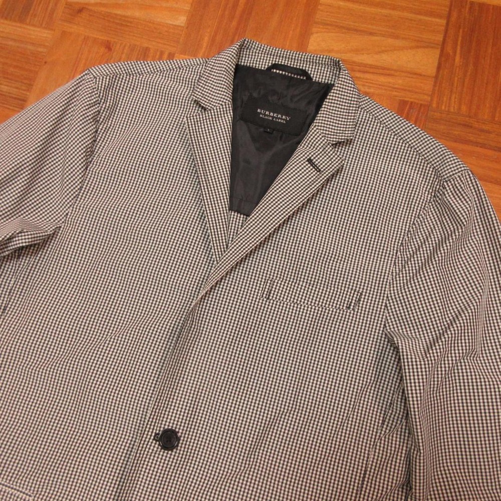 Burberry Black Label polyester jacket genuine L F/S from Japan