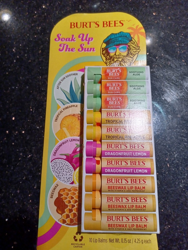 Burt’s Bees Soak Up the Sun Lip Balm - 517518 (10 Count)