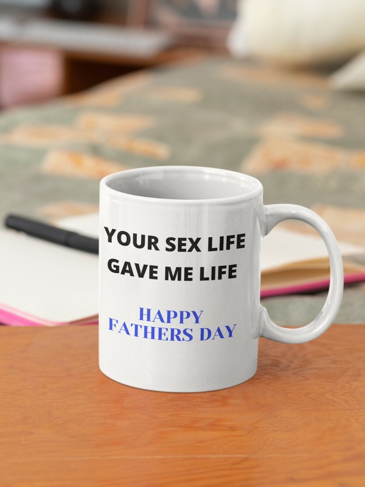 White 11oz Funny Father's Day Gift Mug for Dads-image
