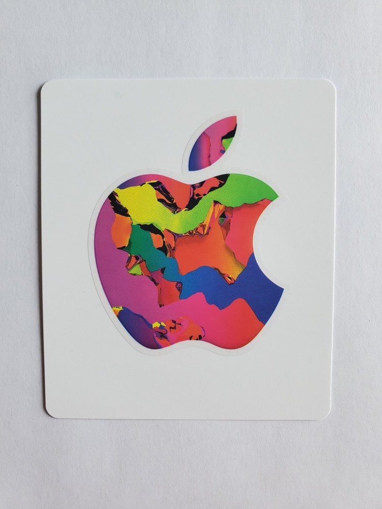 Apple Gift Card Logo Sticker Decal Authentic-image