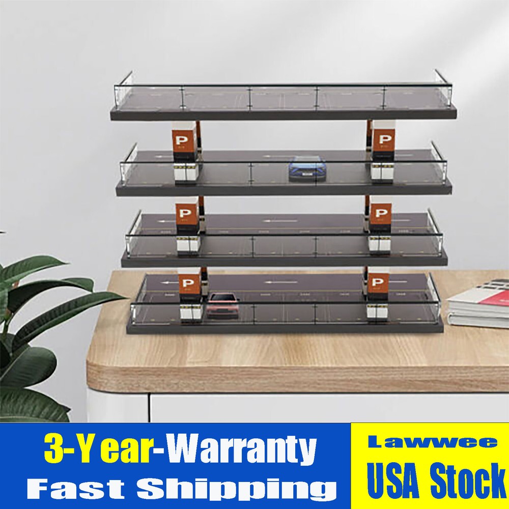 For Collection&gift 1:64 Diorama Parking Model Car Parking Lot Diorama Showcase