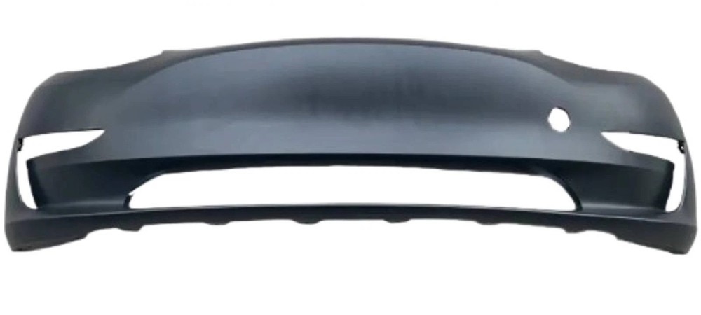 Front Bumper Cover without Sensor Holes For Tesla Model 3 2022-2023 - Primed