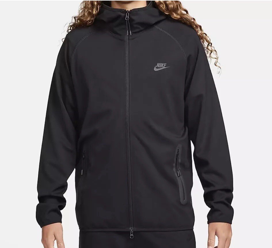 NEW Mens Size XLTT Nike Sportswear Tech Fleece Hoodie Lightweight Blk FD4501 010