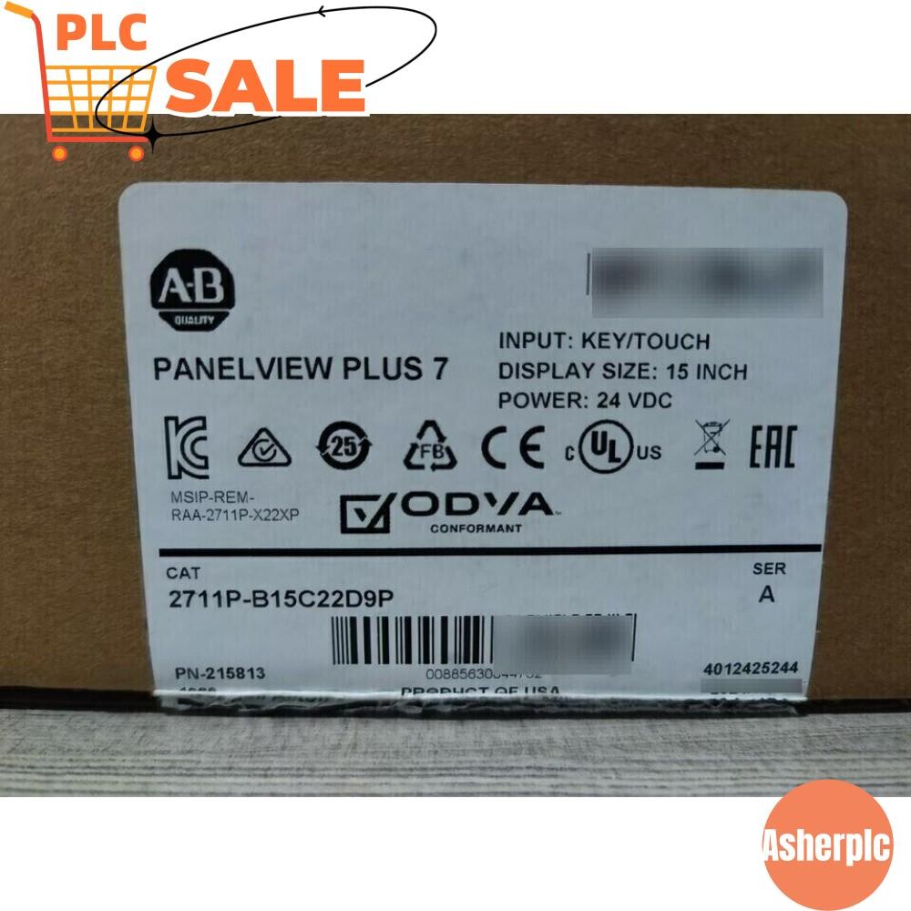 New  Allen-Bradley 2711P-B15C22D9P PanelView Plus 7Graphic Terminal US Free Tax