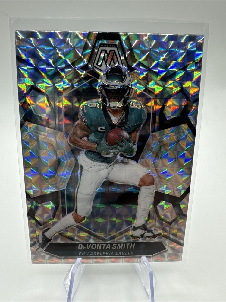 2024 Panini Mosaic Devonta Smith #179 Silver Mosaic Prizm Philadelphia Eagles