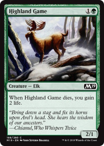 Highland Game x4 Magic 2019 NM-Mint English Trading Card Set