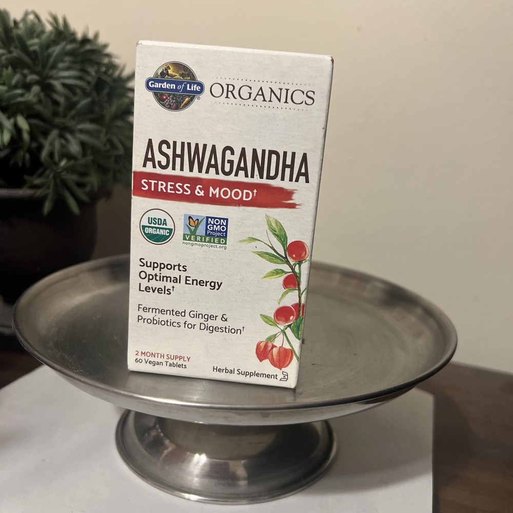 Garden of Life mykind Organics Ashwagandha Stress & Mood 60  Tabs