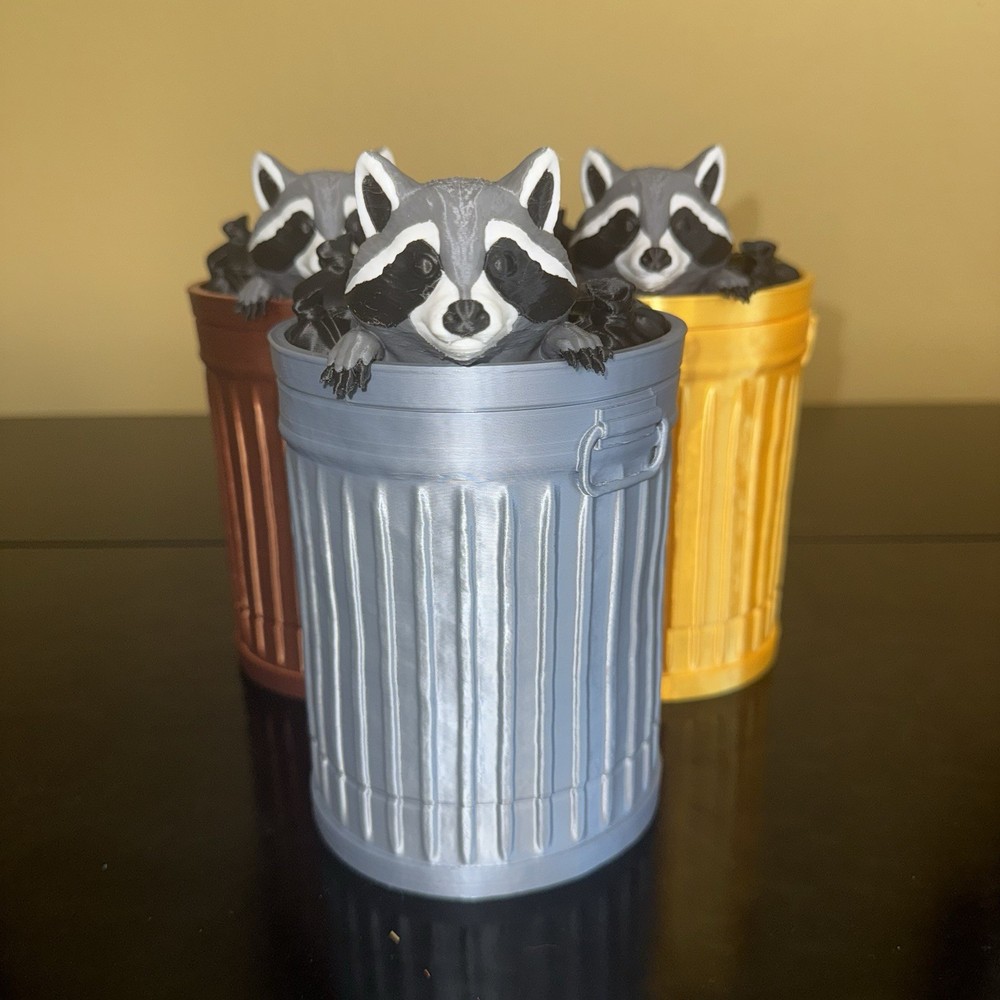 Raccoon trash can MTG Pokemon YuGiOh Commander 100-card deck box