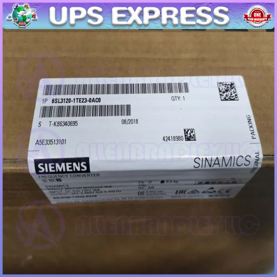 6SL3120-1TE23-0AC0 Siemens PLC Module  6SL3120-1TE23-0AC0 GQZ1