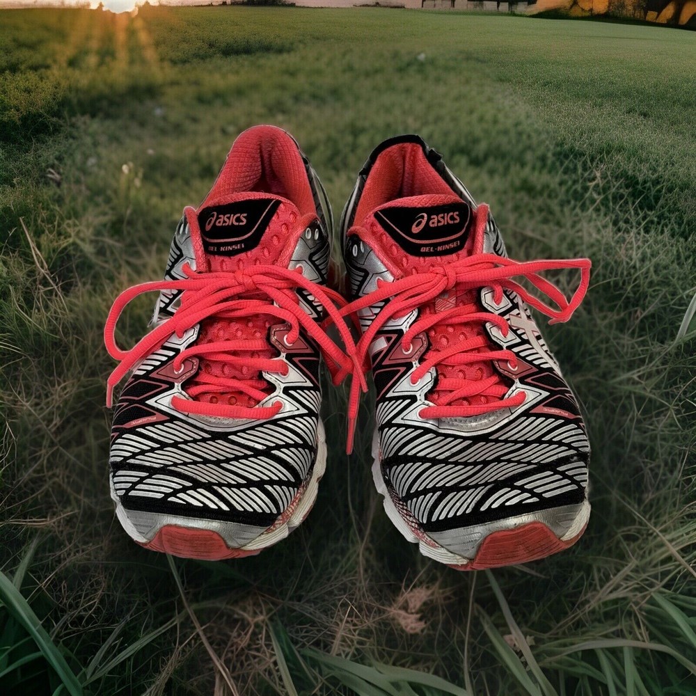 ASICS Women’s Running Shoes Size US 9 Wide Gel-minded Fluid Fit White/red.