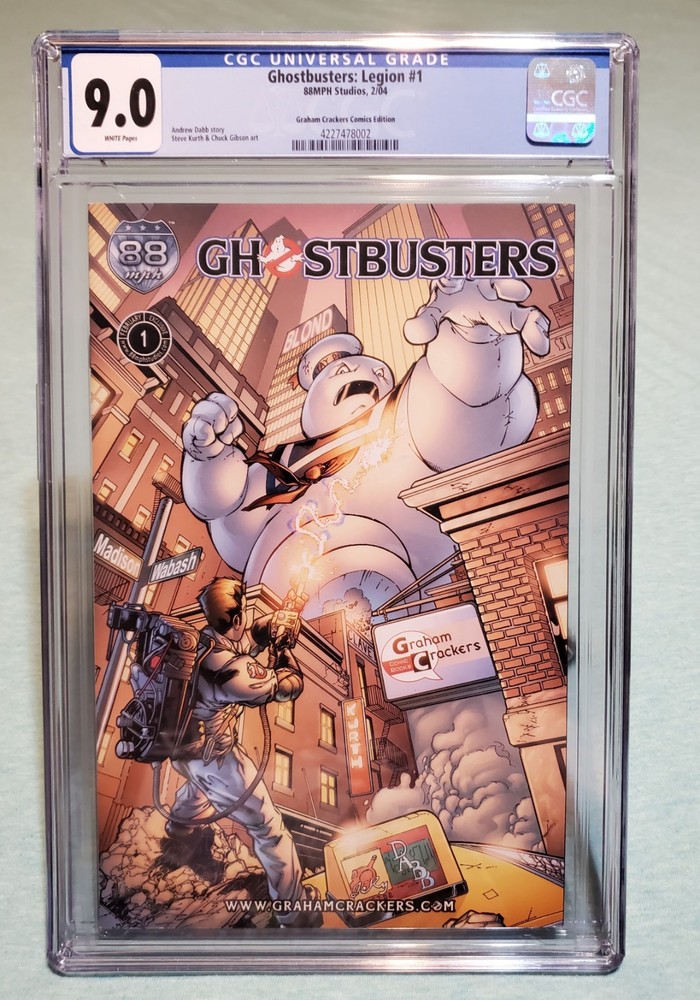 Ghostbusters Legion #1 Graham Cracker Comics Variant CGC Graded 9.0