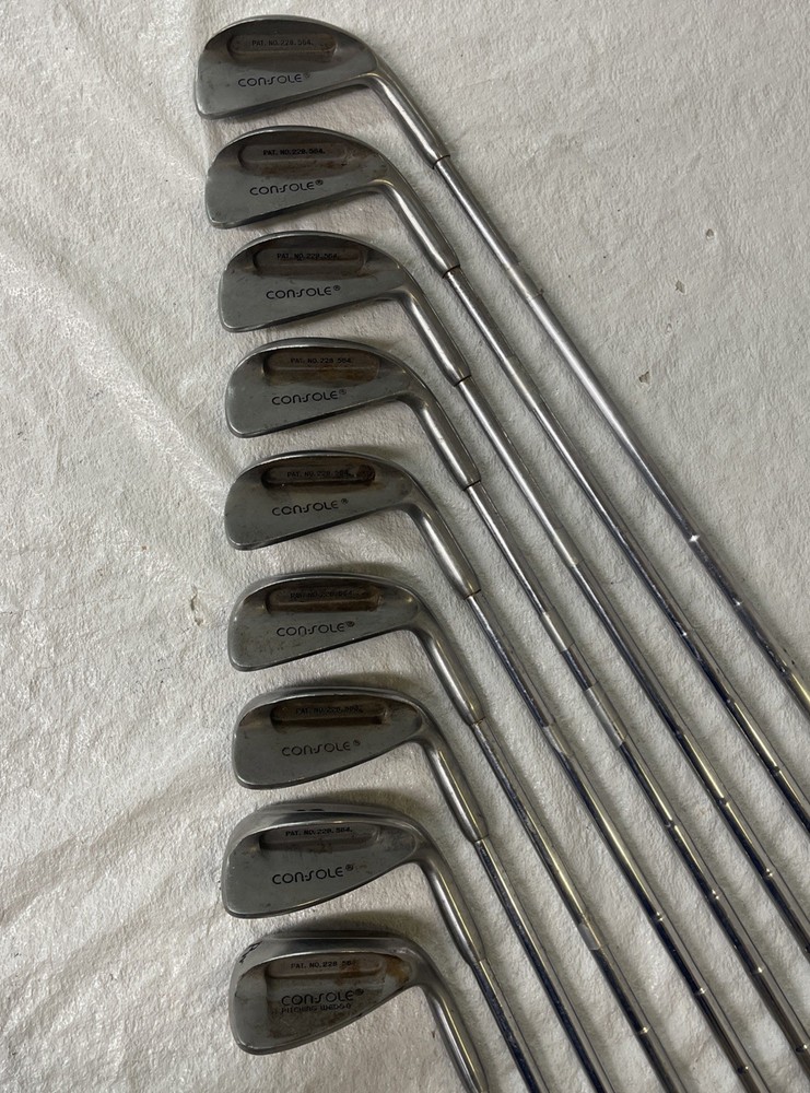Console Iron Set 2-PW - Apollo Regular Flex Steel Shafts