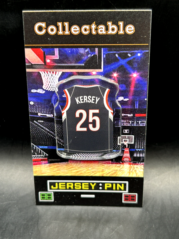 Portland Trail Blazers Jerome Kersey  jersey lapel pin-Classic RETRO Collectable