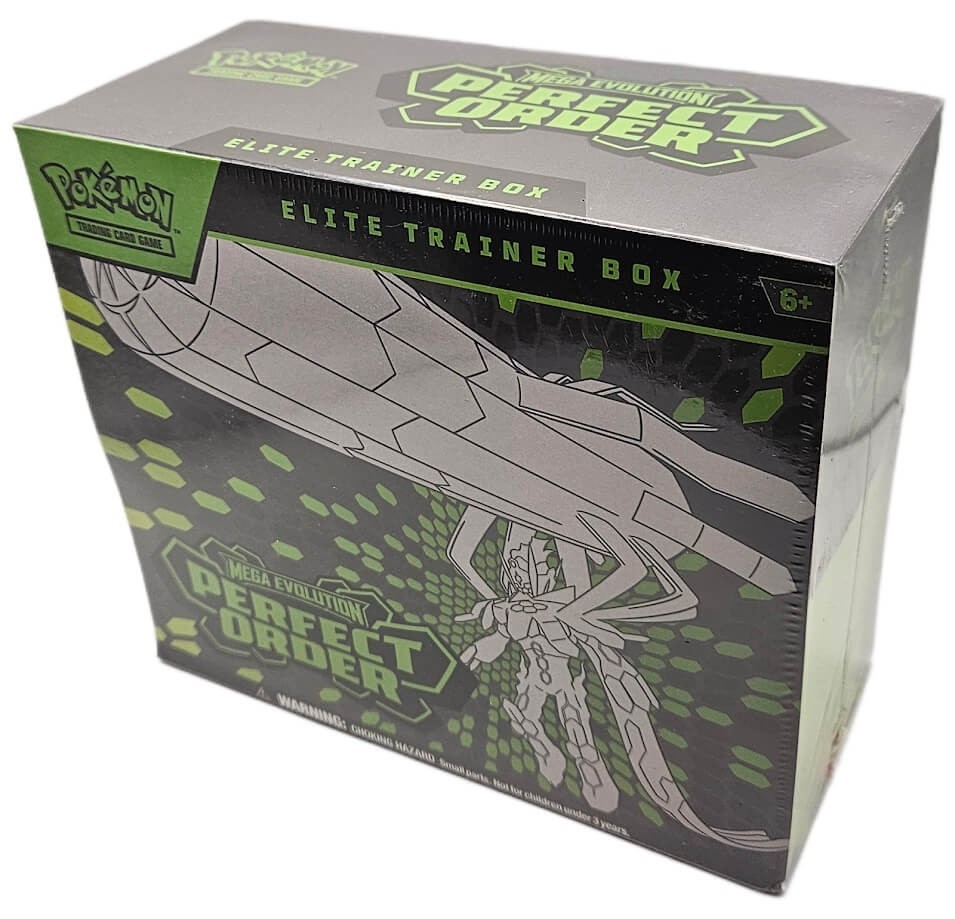 Pokemon Mega Evolution Perfect Order Factory Sealed Elite Trainer Box 9 Boosters