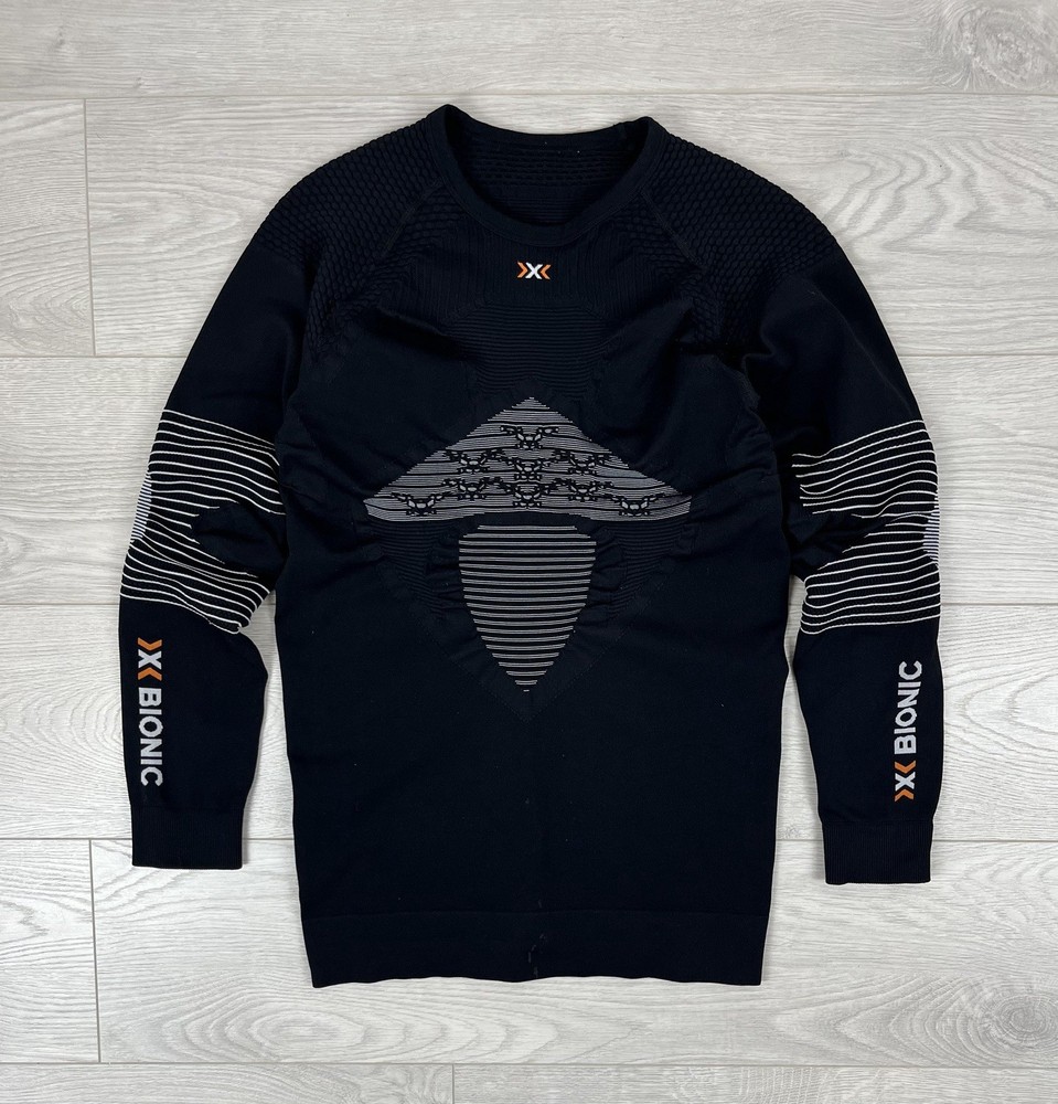 X-Bionic Thermo Black Compression Longsleeve Energizer 4.0 XL Men's Baselayer