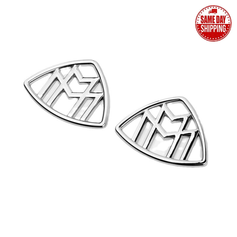 Original Black Car Body Logo Side Fender Badge For Mercedes Maybach GLS S Class