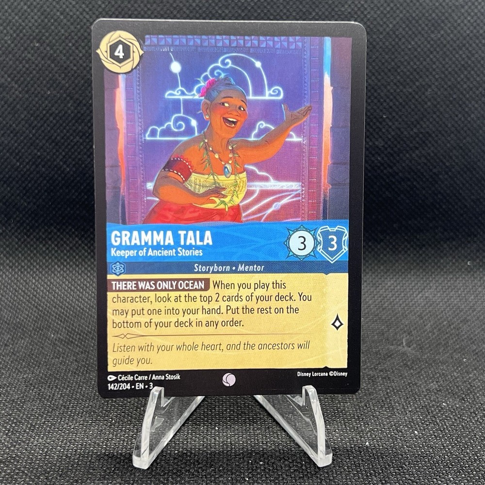 Disney Lorcana Into The Inklands #142/204 Gramma Tala Common Card Non-Foil