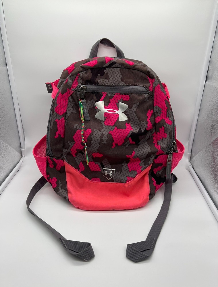 Under Armour School Backpack Pink/Gray Camo