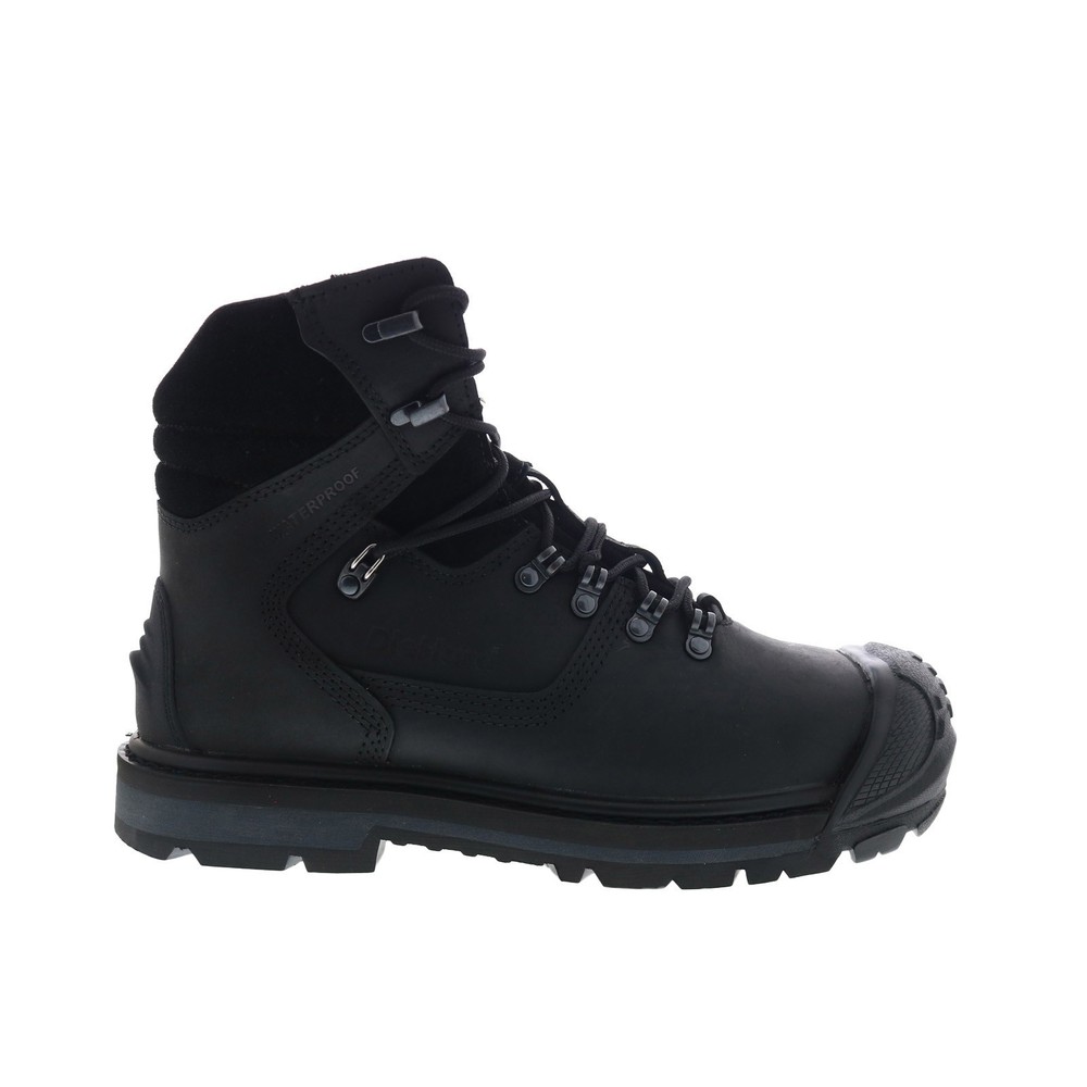 Valiant DH60165 Mens Black Leather Work Safety Lace Up Boots