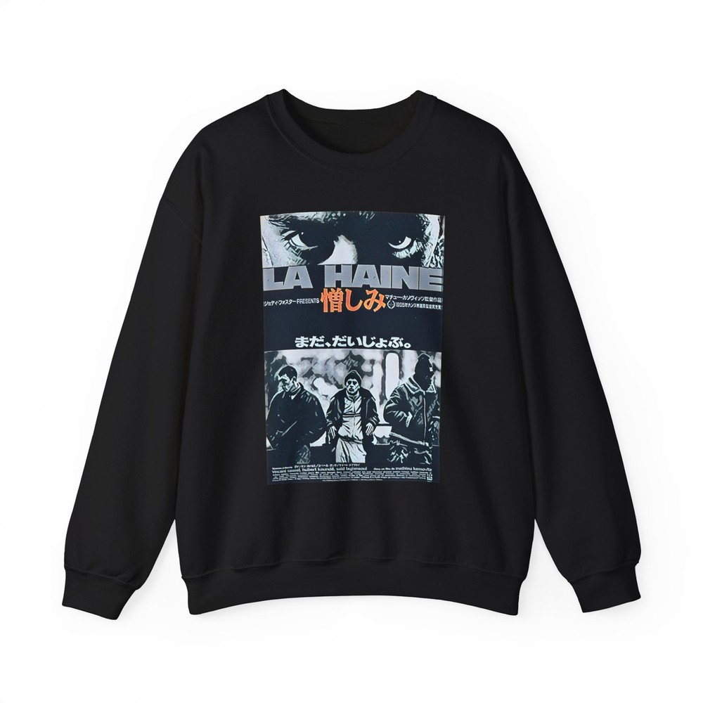 La Haine Graphic Print Movie Art LS Unisex Heavy Blend™ Crewneck Sweatshirt