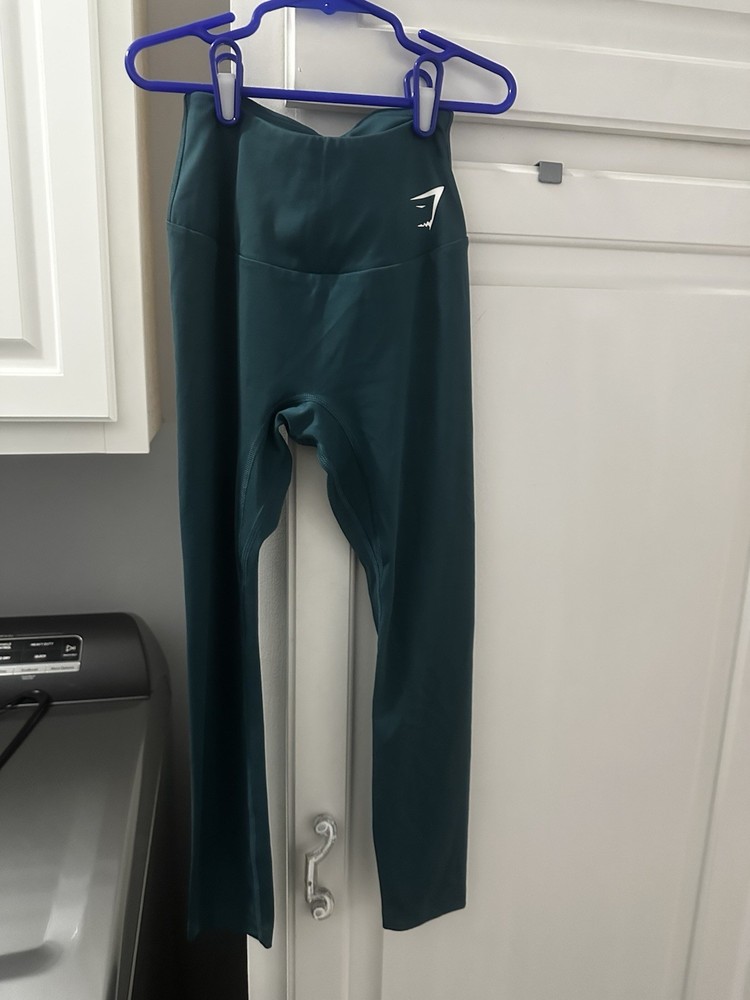 Gymshark Emerald Green Workout Leggings for Women Size XS
