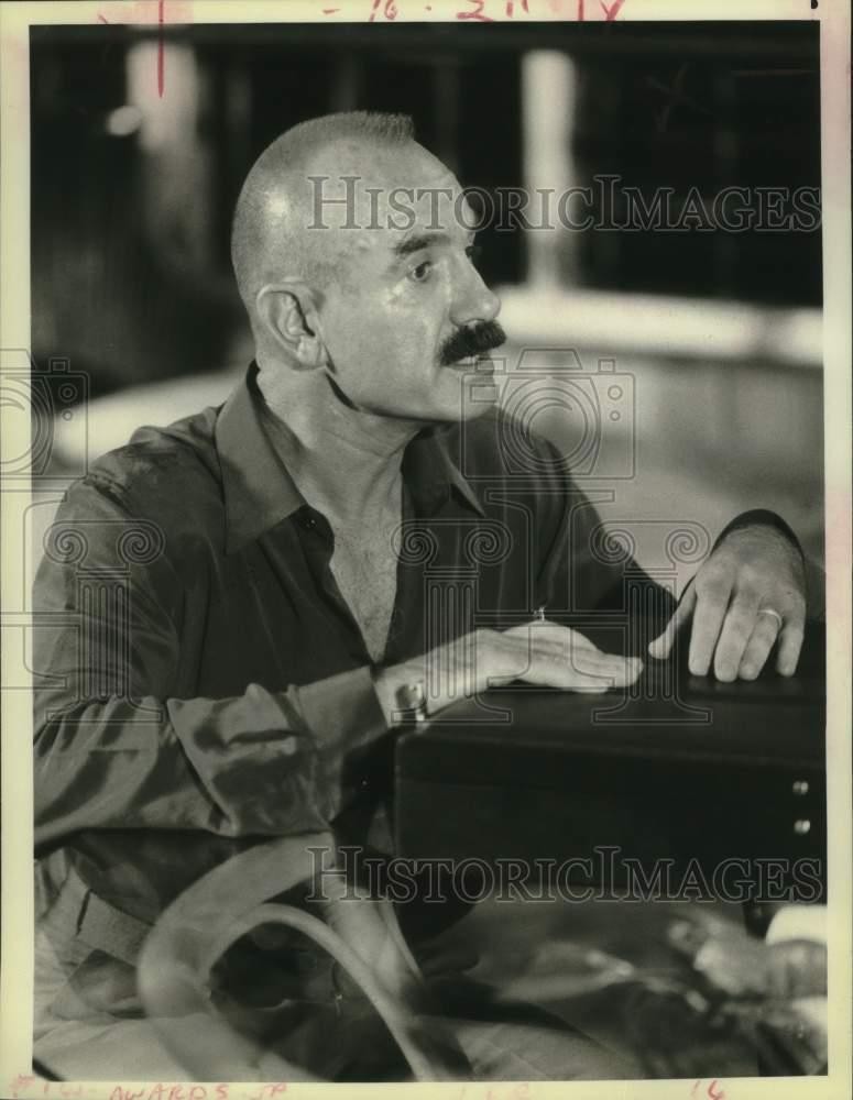 1986 Press Photo Watergate Conspirator G. Gordon Liddy in 