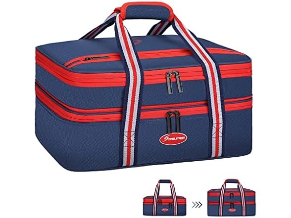 Insulated 24L Maelstrom Casserole Carrier in Dream Blue