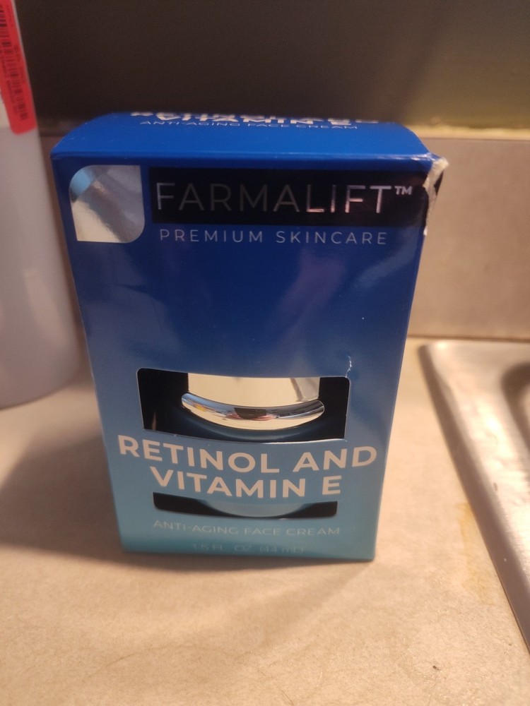 Farmalift Retinol Vitamin E Anti Aging Face Cream 1.5 oz Youthful Skin