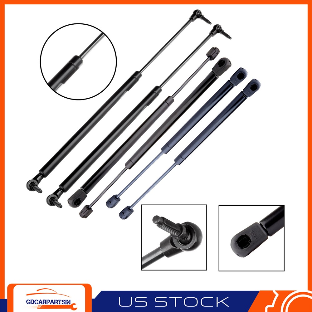 05-10 Jeep Grand Cherokee Hood Hatch Window Lift Support Gas Struts  