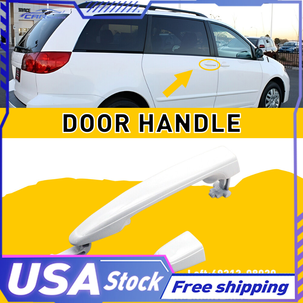 For Toyota Sienna 2004-2010 Rear or Left Right Sliding Door White Door Handle