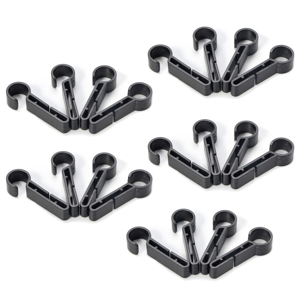 20* Helmet Clips Attachment Head Light Clamps Headlamp Hard Hat Safety Cap Hook