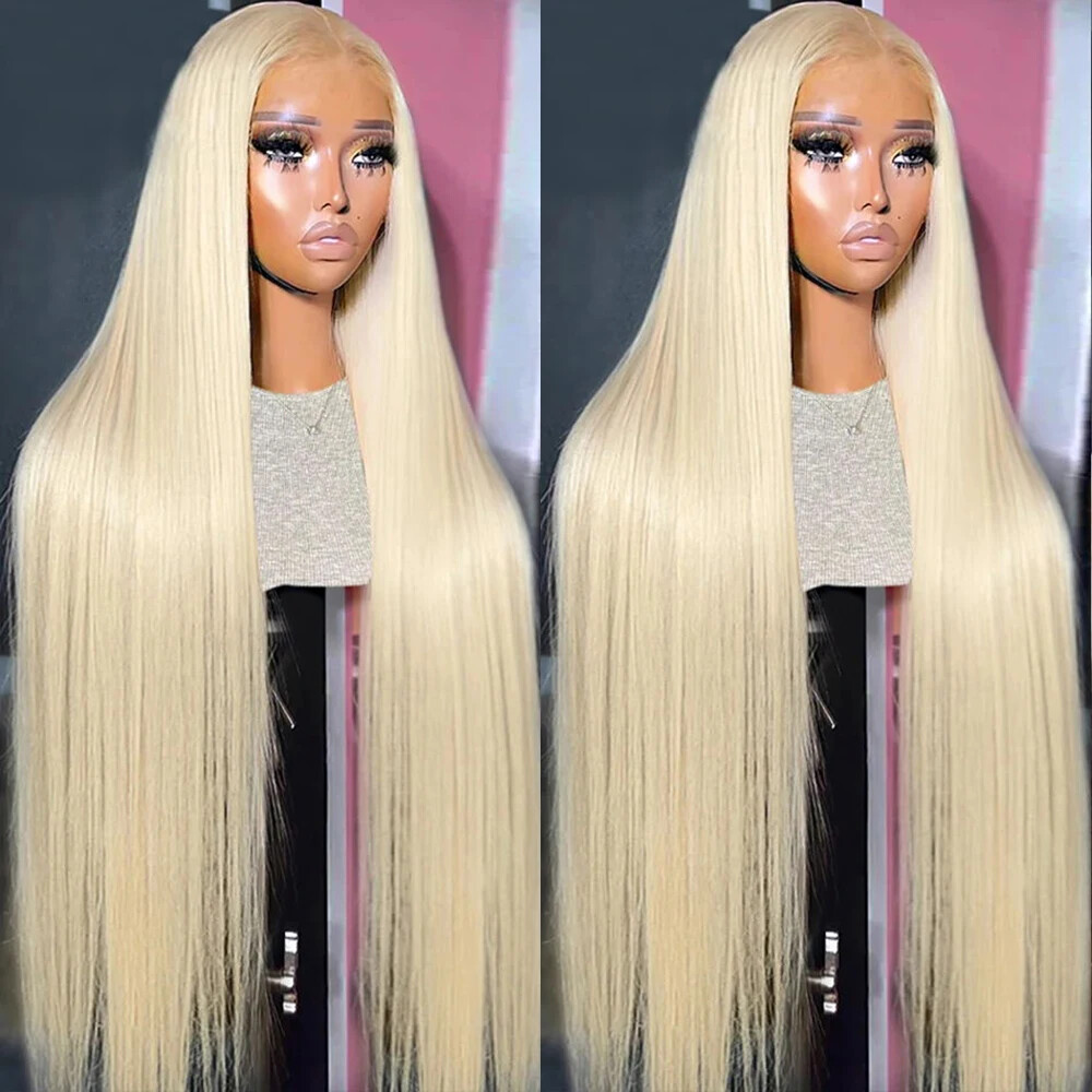 613 Blonde HD Lace Front Human Hair Wig Preplucked Glueless